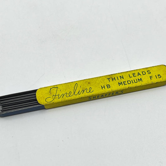 NOS Vintage Sheaffer’s Fineline Mechanical Pencil Thin Leads HB Medium F15 SD4
