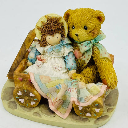 Cherished Teddies Molly Friendship Softens A Bumpy Ride 910759 Wagon IN BOX TC8