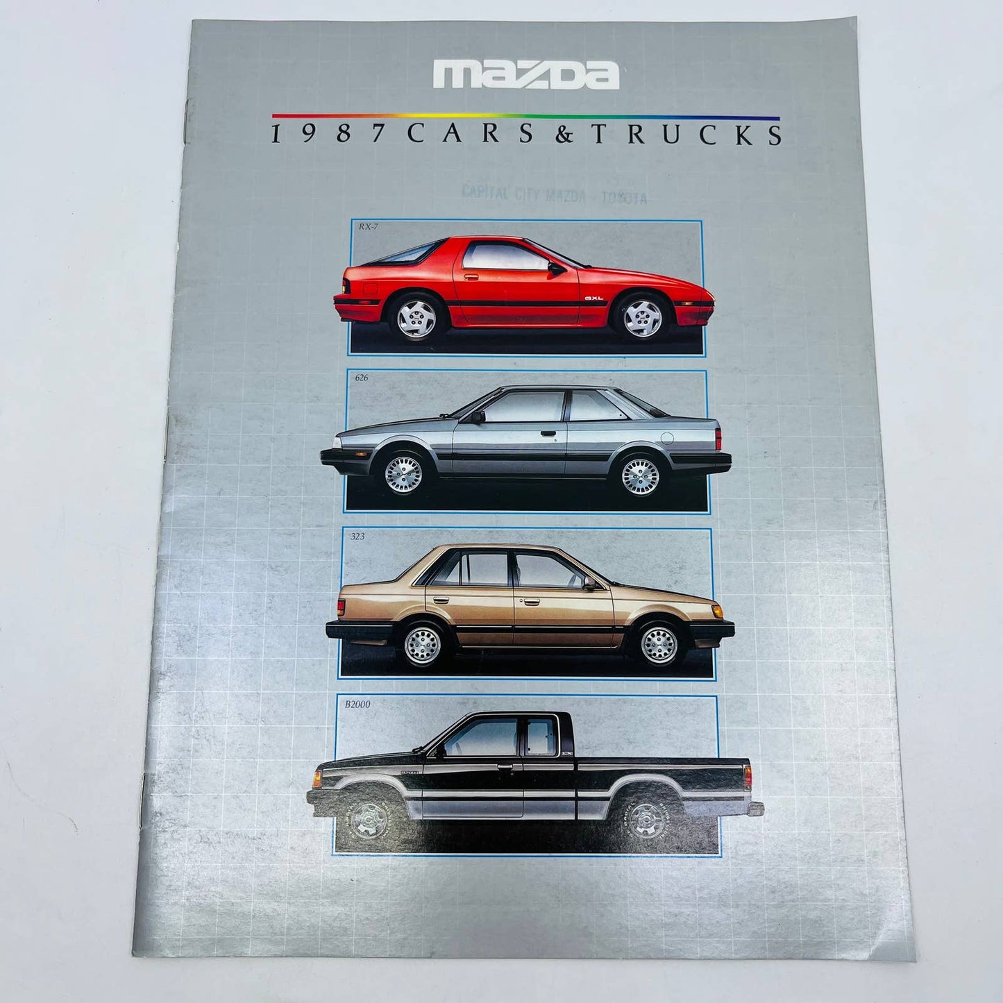 1987 Mazda Car Brochure Catalog RX-7 626 323 B2000 BA1