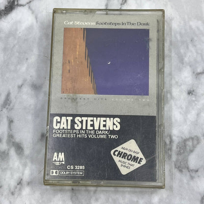 Cat Stevens Footsteps in the Dark Greatest Hits Volume Two Cassette Tape TJ6-79