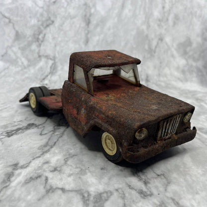 1960s Tonka Metal Jeep Comanche Toy Truck 9” TK1