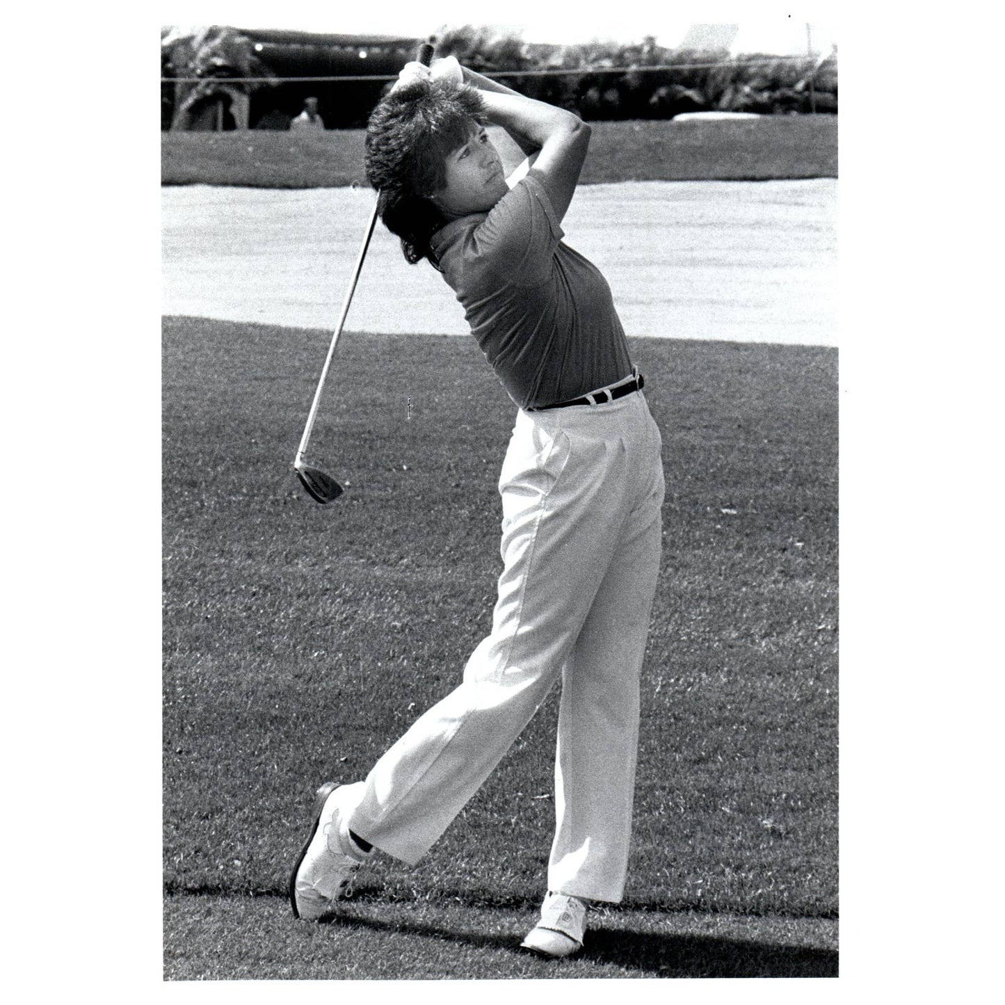 1980s Original Press Photo Ladies' PGA Golf Nancy Lopez ~7x9 AD1