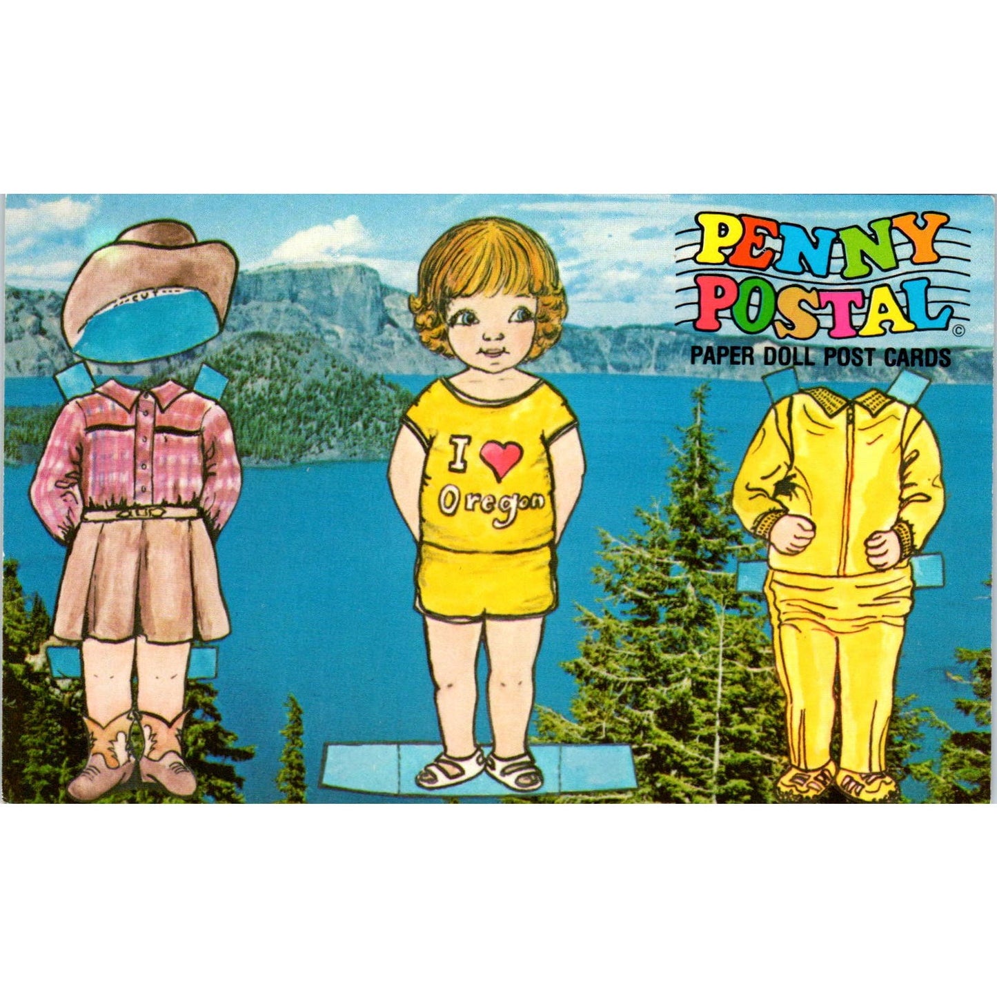 Penny Postal's Day at Crater Lake National Park OR Original Postcard PB6
