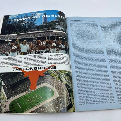 1980 The Blue Chips National Collegiate Recruiting Magazine Herschel Walker TH3