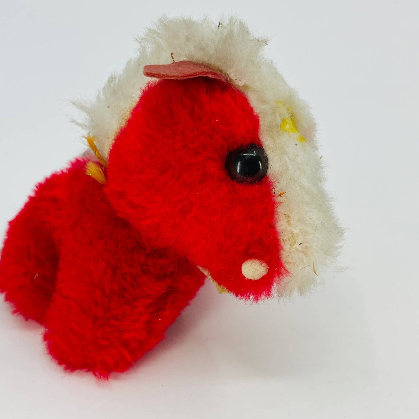 Vintage Russ Berrie Co. Red Pony Plush Stuffed Animal 4” 1979 TD9