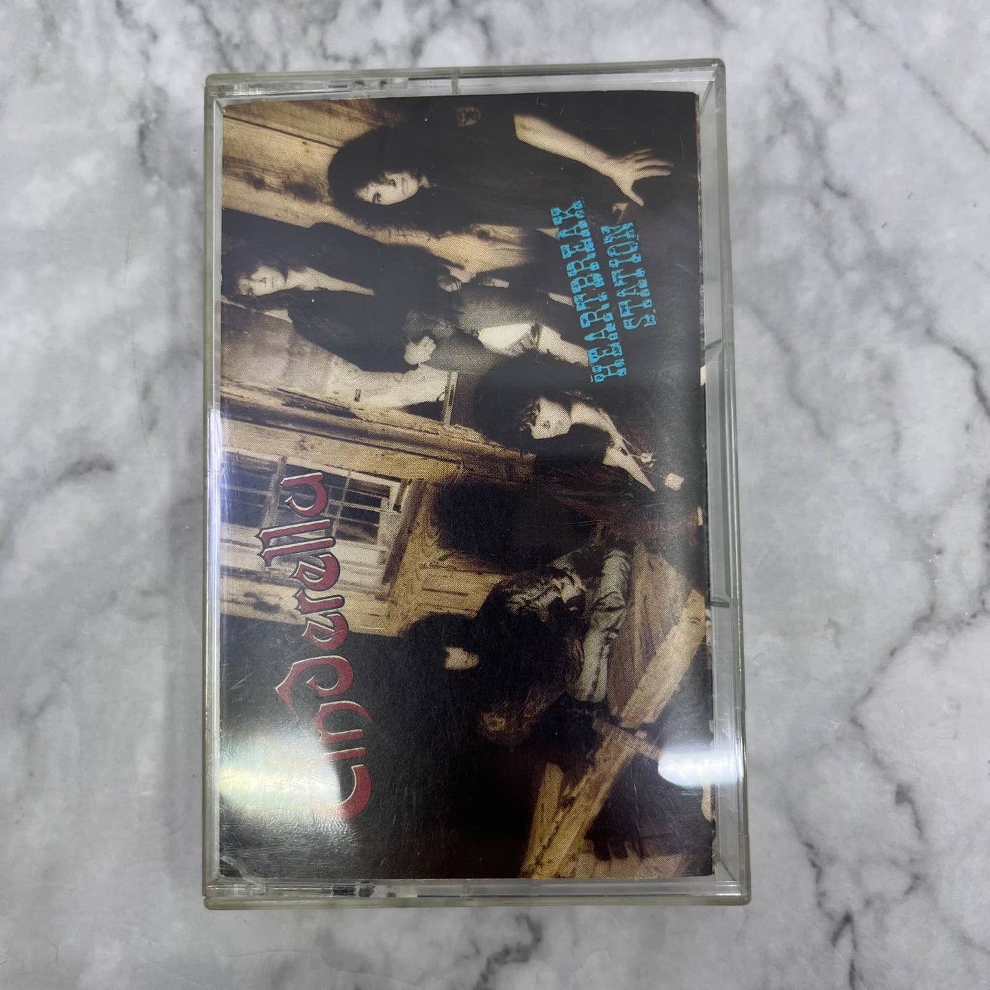 Vintage CINDERELLA “Heartbreak Station” Cassette Tape TJ1-4