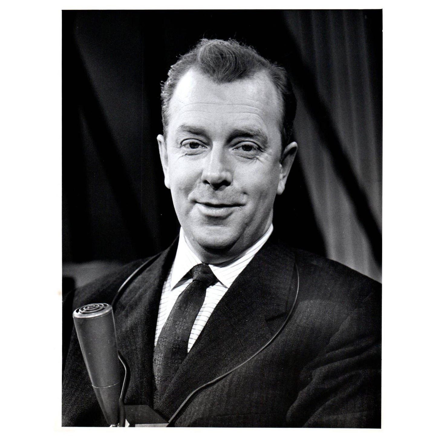 c1960 Press Photo Red Rowe Host of Face the Facts TJ7-2