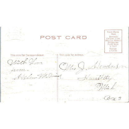 Antique Postcard Embossed Gilded The Capitol Building Harrisburg PA TI1-1