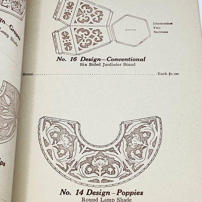 1905 How To Use Art Brass For Making… Catalog Geo W. Davis Rochester NY TF7