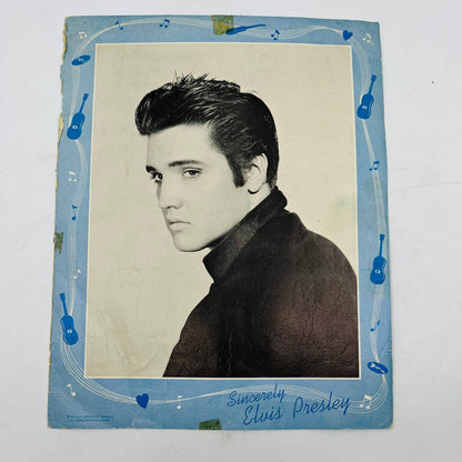 1957 Young Elvis Presley Portrait Double Sided 8 x 10 C12