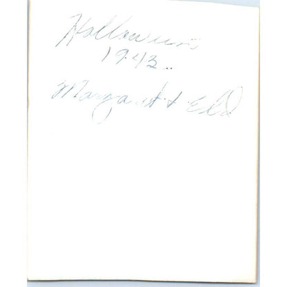 1943 WWII Halloween Photo Booth Photo of Serviceman and Girlfriend 2.5x3 SE5