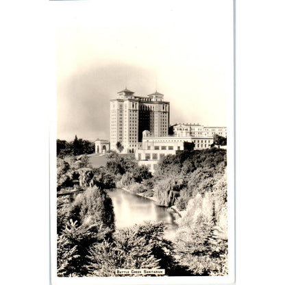 Battle Creek Sanitarium 1935 RPPC Original Postcard TK1-P1