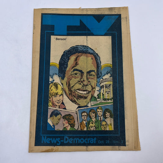 1979 Oct 28 Bellville IL News-Democrat TV Listings Magazine Benson L4-1