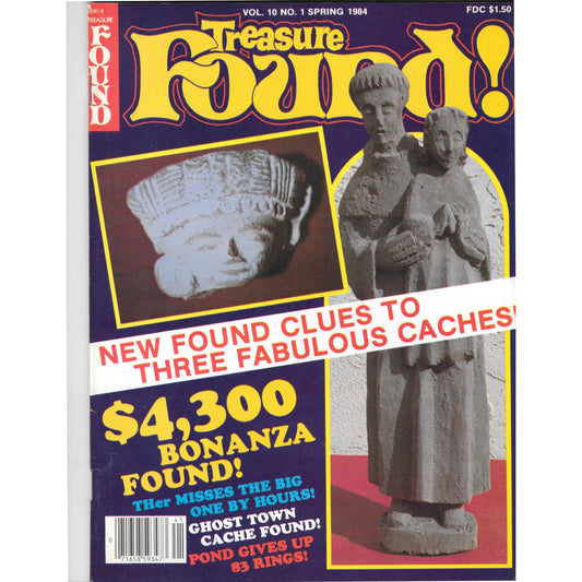 Treasure Found! Magazine 1984 Spring Metal Detecting Gold Diamonds M2