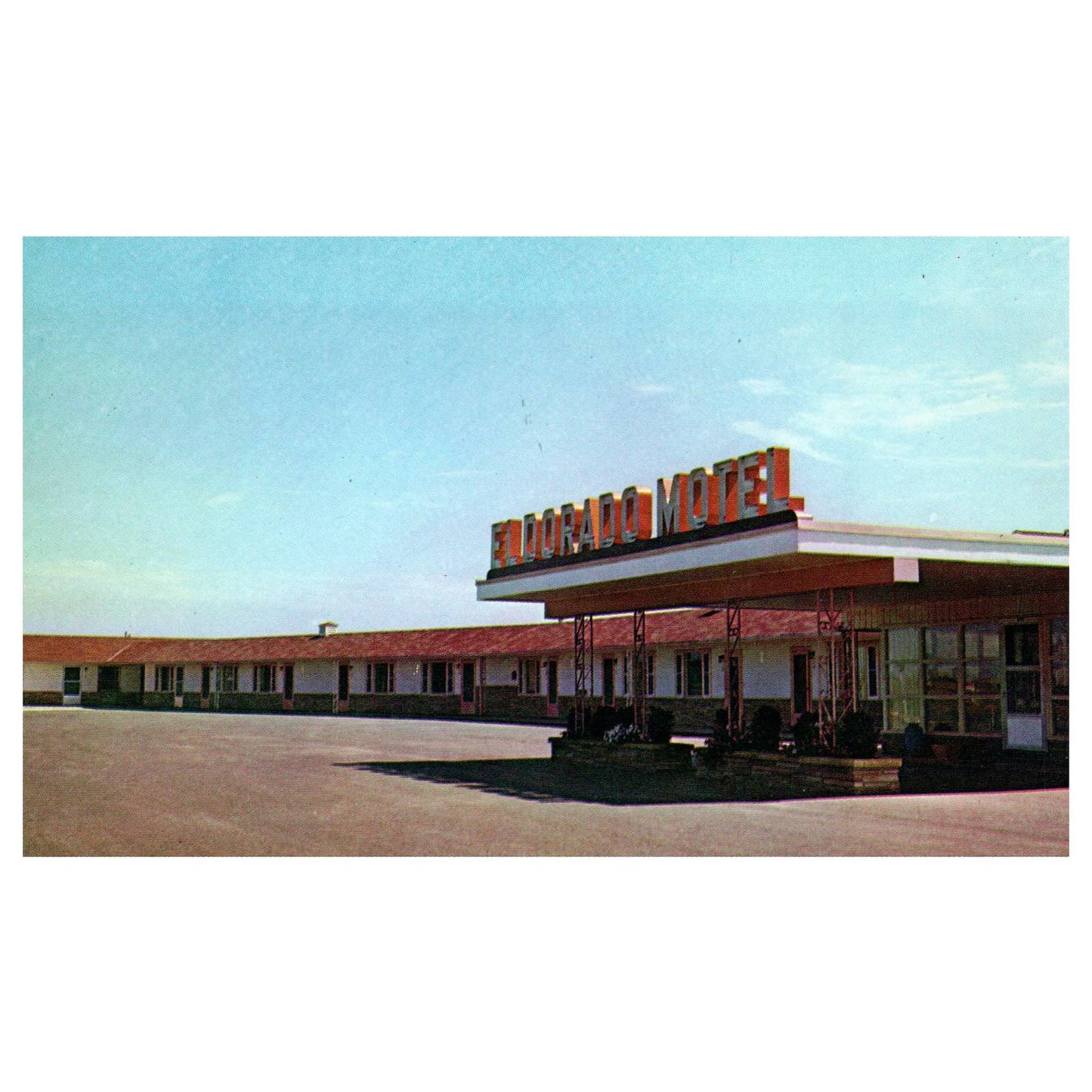 Vintage Postcard - El Dorado Motel AAA El Dorado Kansas TJ7-1