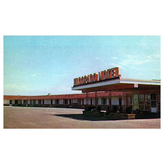Vintage Postcard - El Dorado Motel AAA El Dorado Kansas TJ7-1