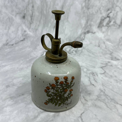 Vintage Takahashi Porcelain Floral Plant Mister Sprayer Ceramic  House Plant TE4