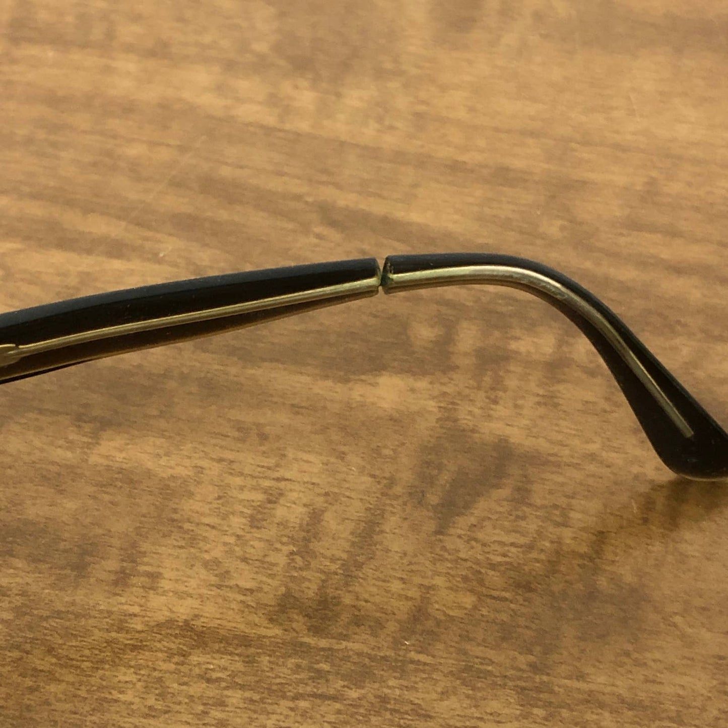 1950s AO Kids Horn Rimmed Glasses 5.25 w/ Lenticular Bear Case TH3