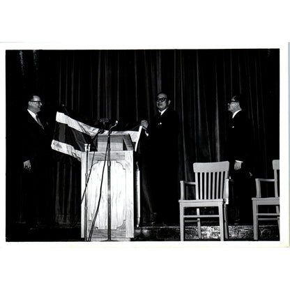 Sukich Nimmanahaeminda Thai Ambassador Flag Ceremony 1967 Original Photo B8
