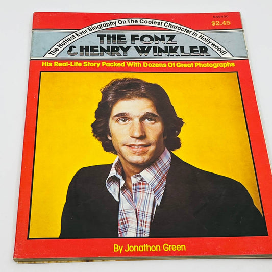 The Fonz & Henry Winkler Happy Days Photo Biography Book 1978 Jonathan Green BA1