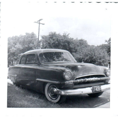 1950s Photograph Plymouth Cranbrook Automobile Car 3.5" SE5