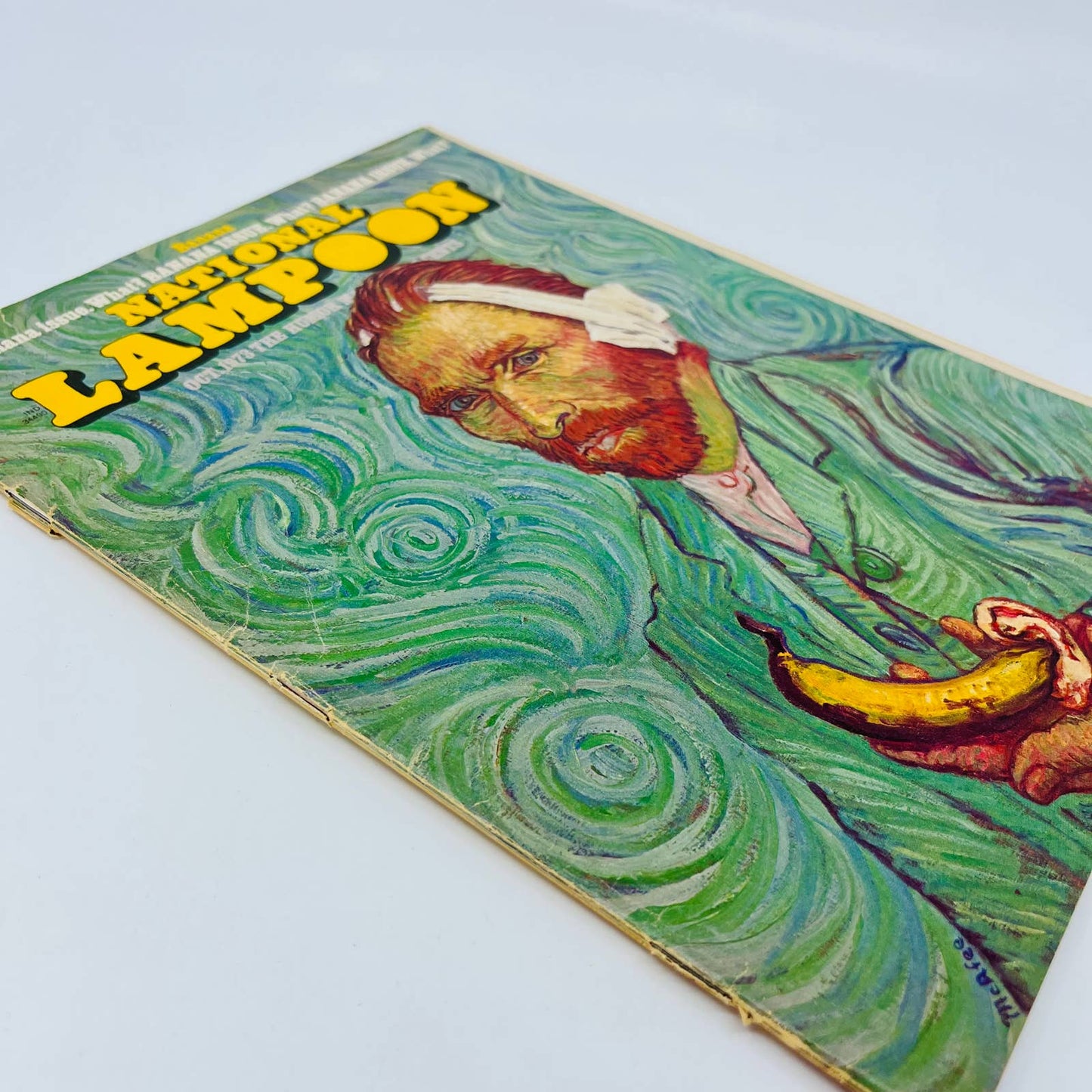 NATIONAL LAMPOON Original October 1973 Vol. 1, No. 43 Van Gogh cover BA2