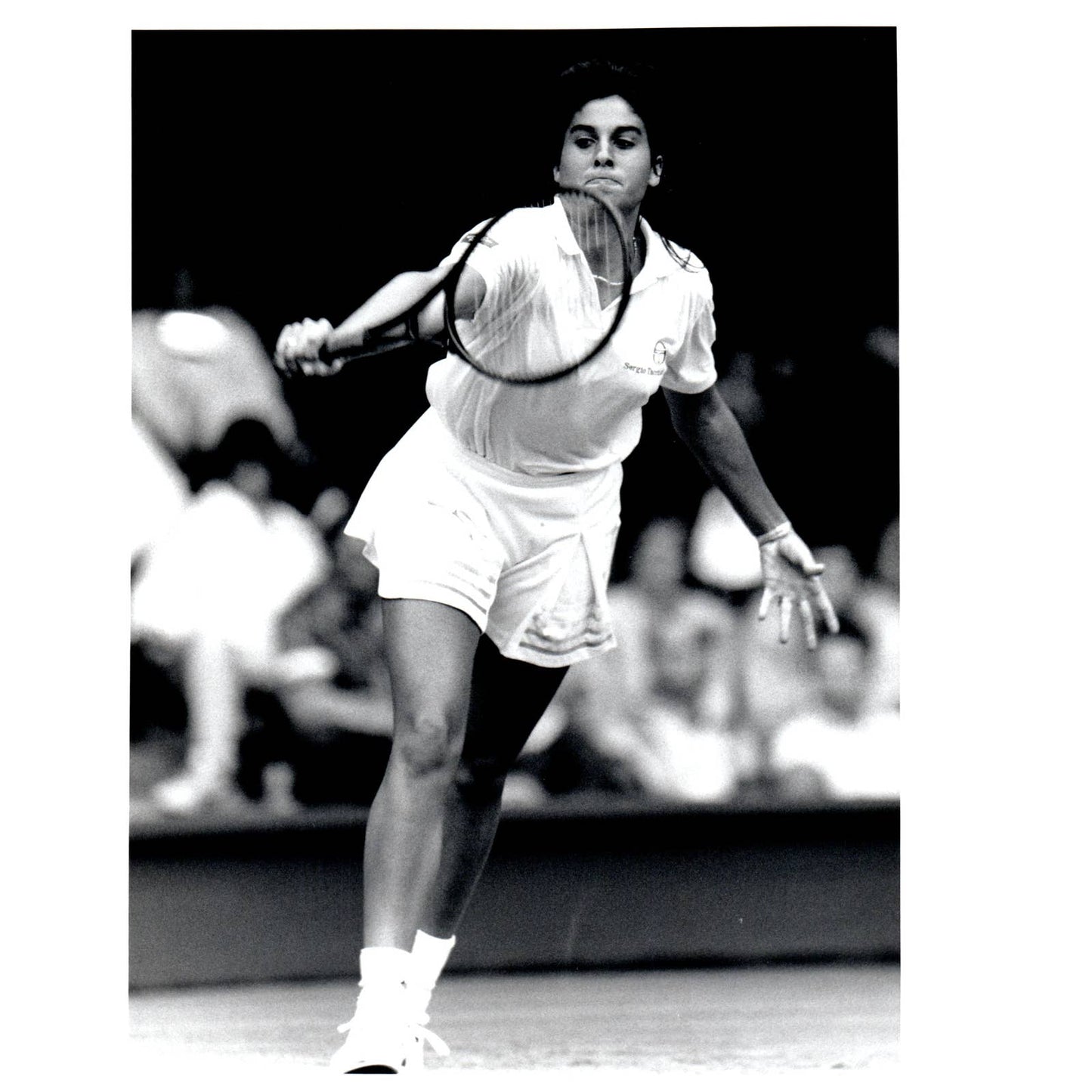 1989 Original Press Photo Women's Tennis Gabriela Sabatini ~8x10" AD2-3