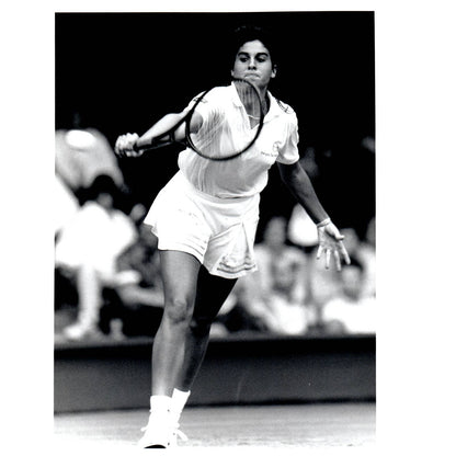 1989 Original Press Photo Women's Tennis Gabriela Sabatini ~8x10" AD2-3