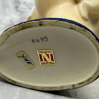 Napco Lady Head Planter Vase 8493 Japan 1960s Pearls Blonde 5-1/2” TJ3