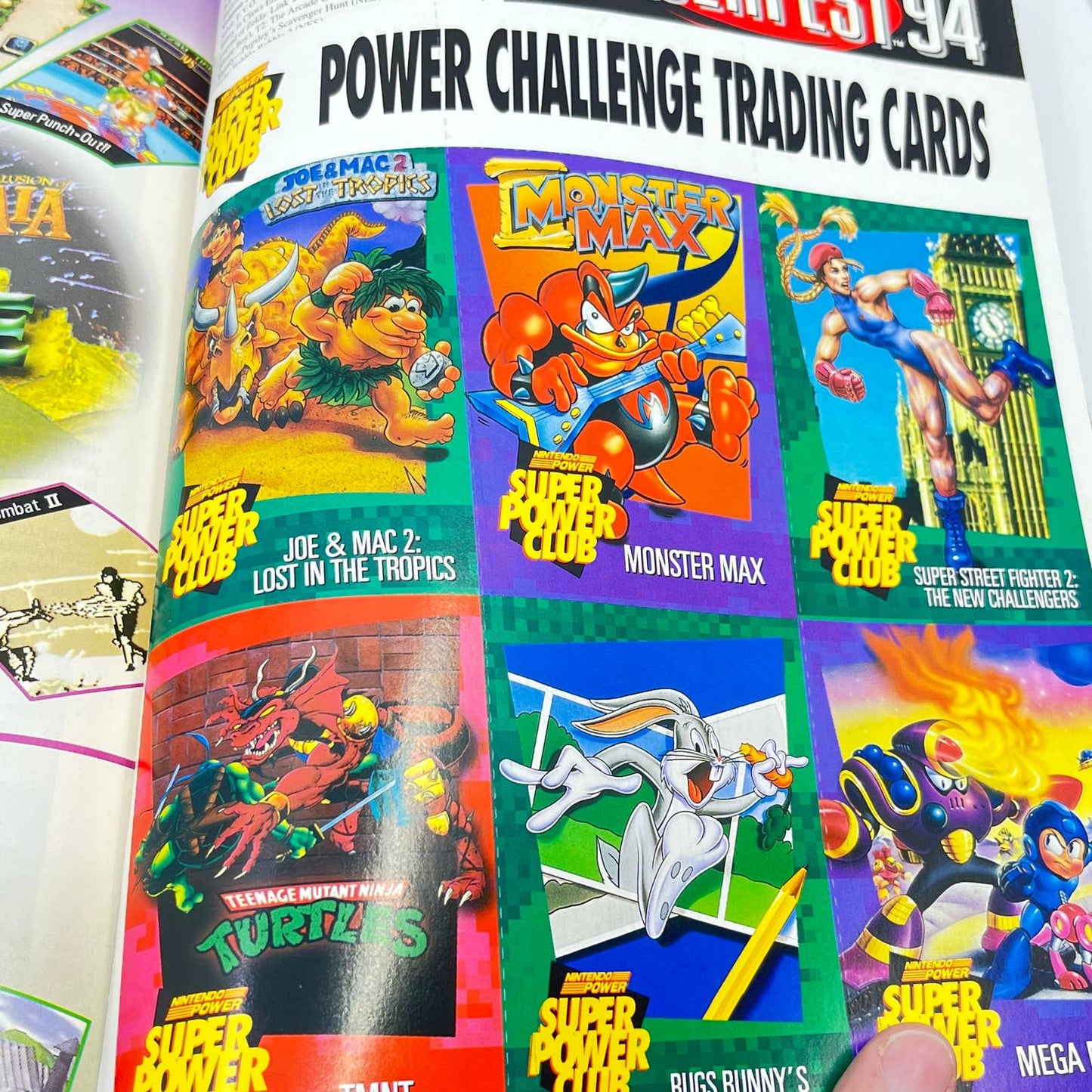 Nintendo Power Volume 20 Mega Man III w/ Bart vs. The Space Mutants Poster TE9