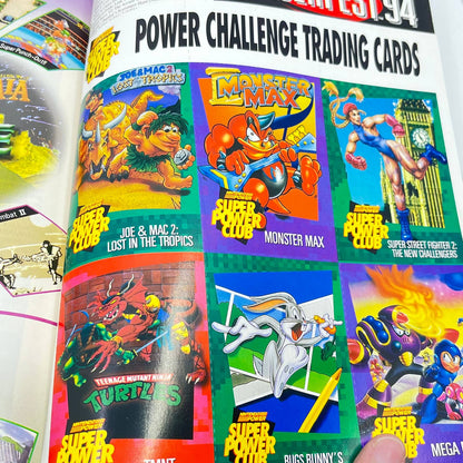 Nintendo Power Volume 20 Mega Man III w/ Bart vs. The Space Mutants Poster TE9