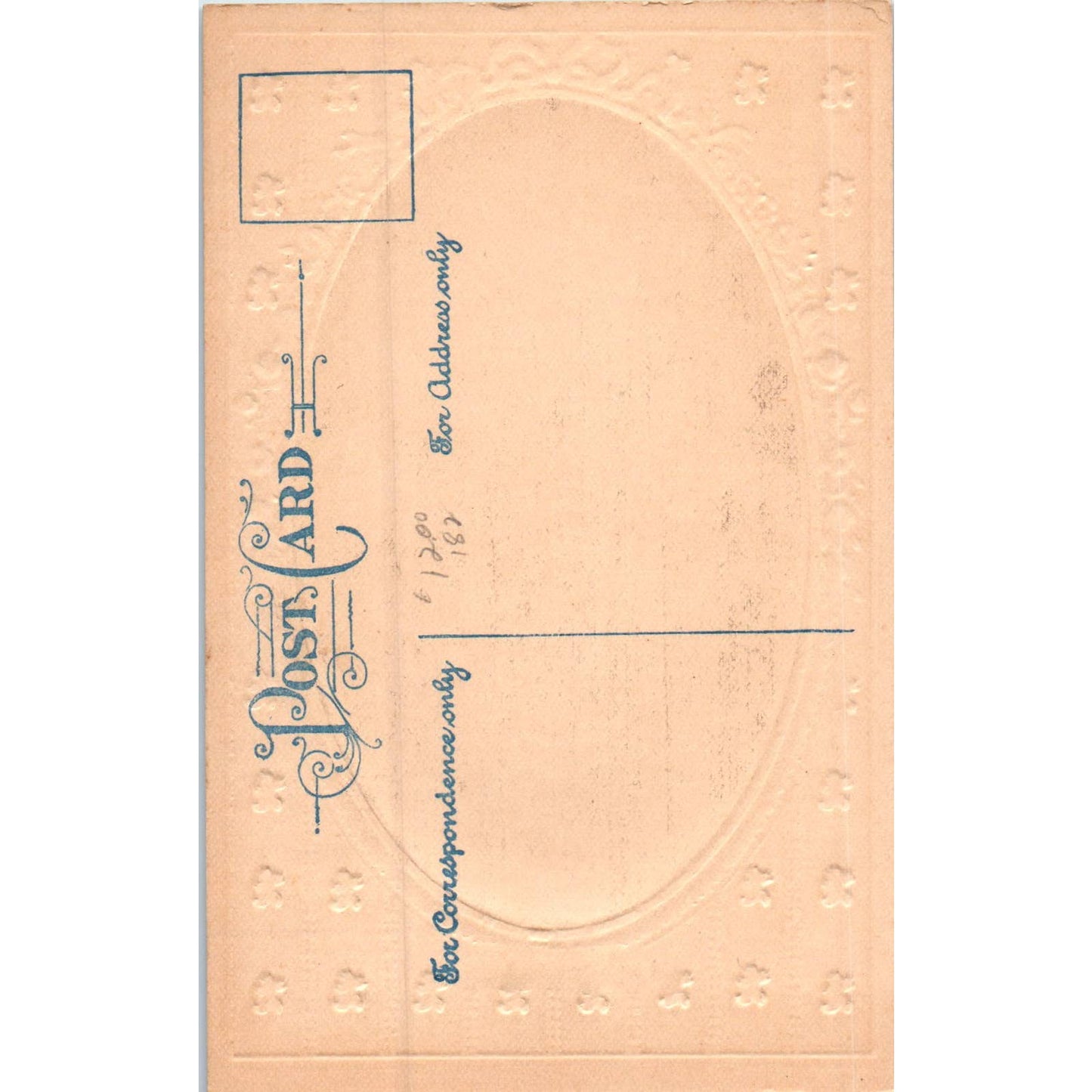 I Am A Bear For Hugging Victorian Couple Romance Original Postcard TK1-P18