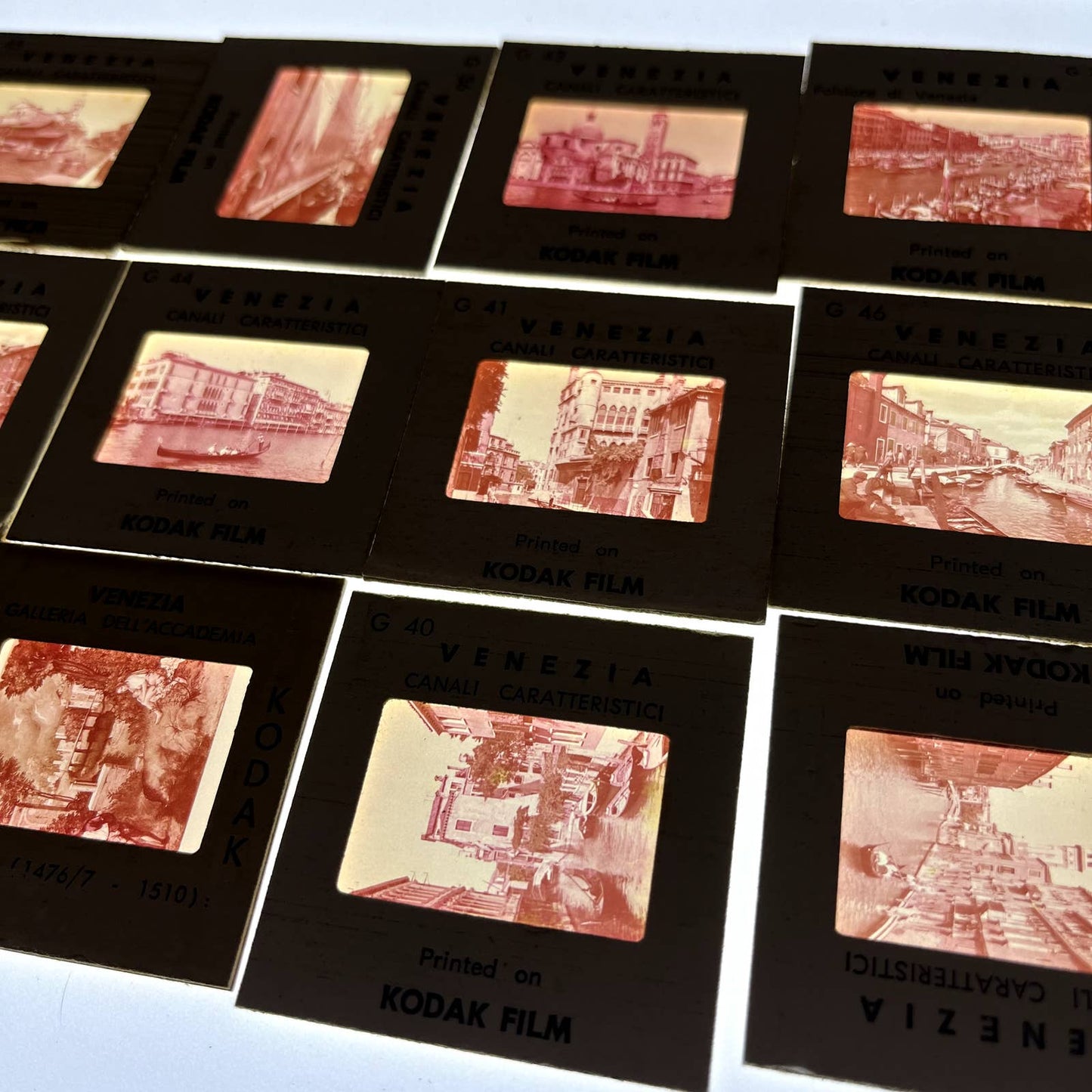 1960s Venice Italy Kodak Set of 22 2x2 Slides TK2-S3-10