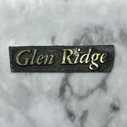Vintage Printing Letterpress Printers Block Plate Glen Ridge SE833