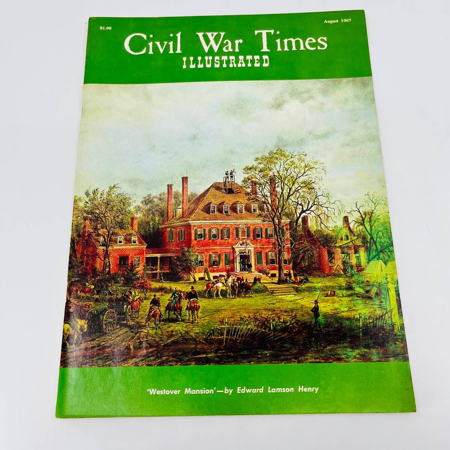 Vintage Civil War Times Illustrated August 1967 The Carondelet Ironclad Steamer