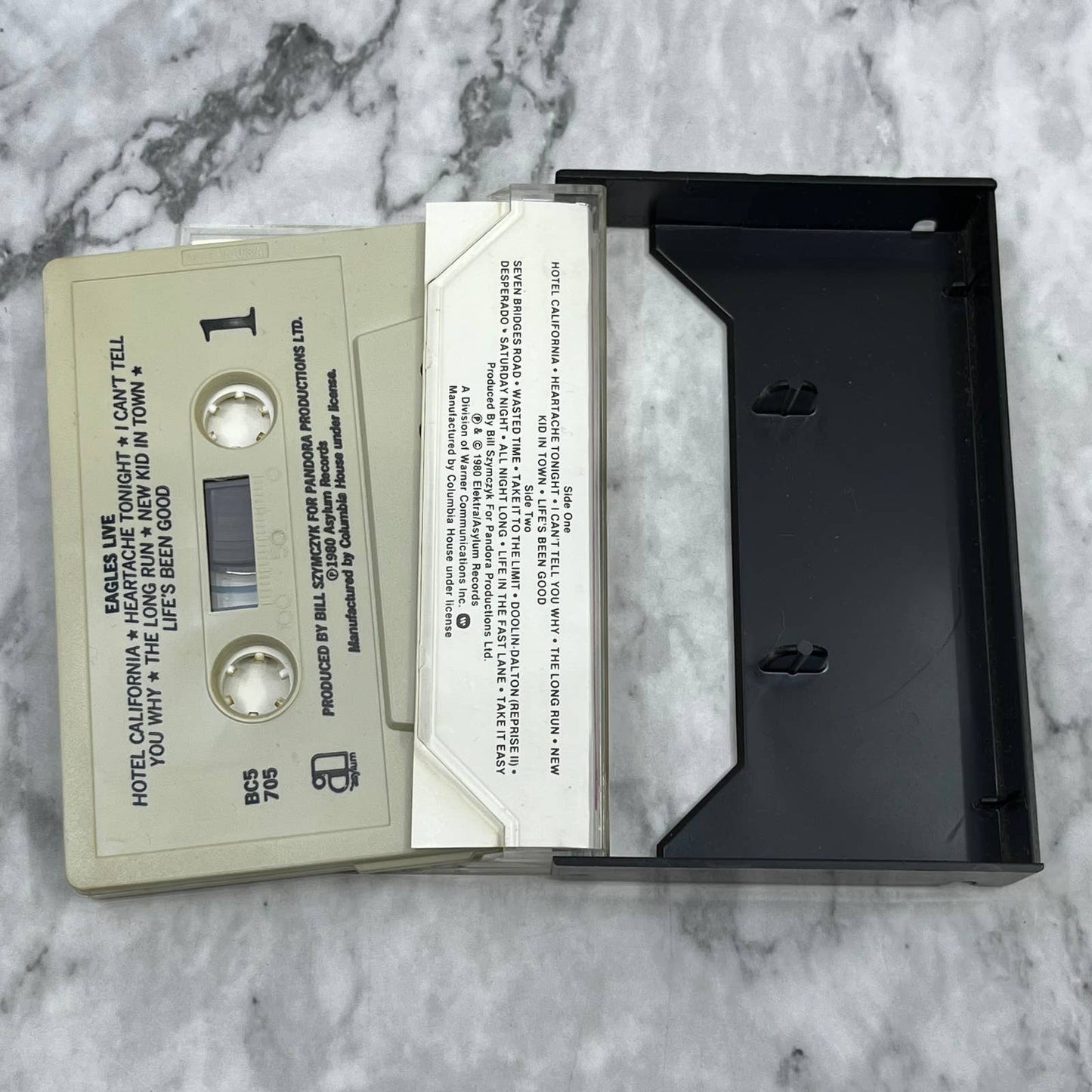 The Eagles - LIVE - Glenn Frey - Don Henley Cassette Tape TC7-49