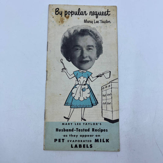 1940s Pet Milk Co Mary Lee Taylor Husband Tested Recipes Evaporated Milk TG6