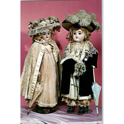 Antique German Bisque Dolls T.A. Chapman Toy Shop Milwaukee Exhibit Postcard PB8