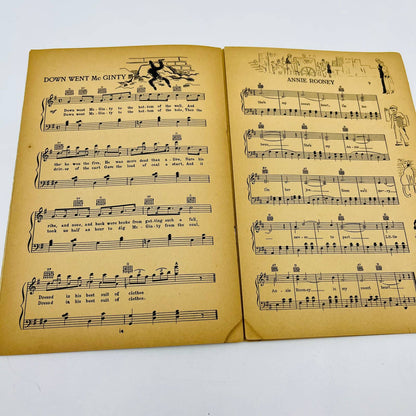 1937 Hits of Long Ago Sheet Music Book Belmont Music M1