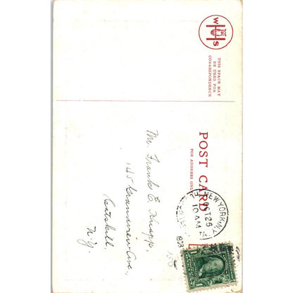 Papas Slippers August Hutaf Illustration 1907 Original Postcard TK1-22