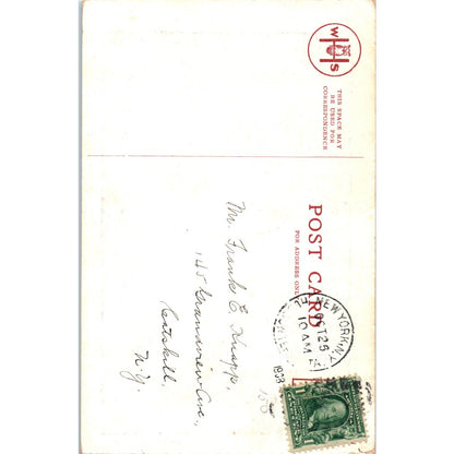 Papas Slippers August Hutaf Illustration 1907 Original Postcard P1-14