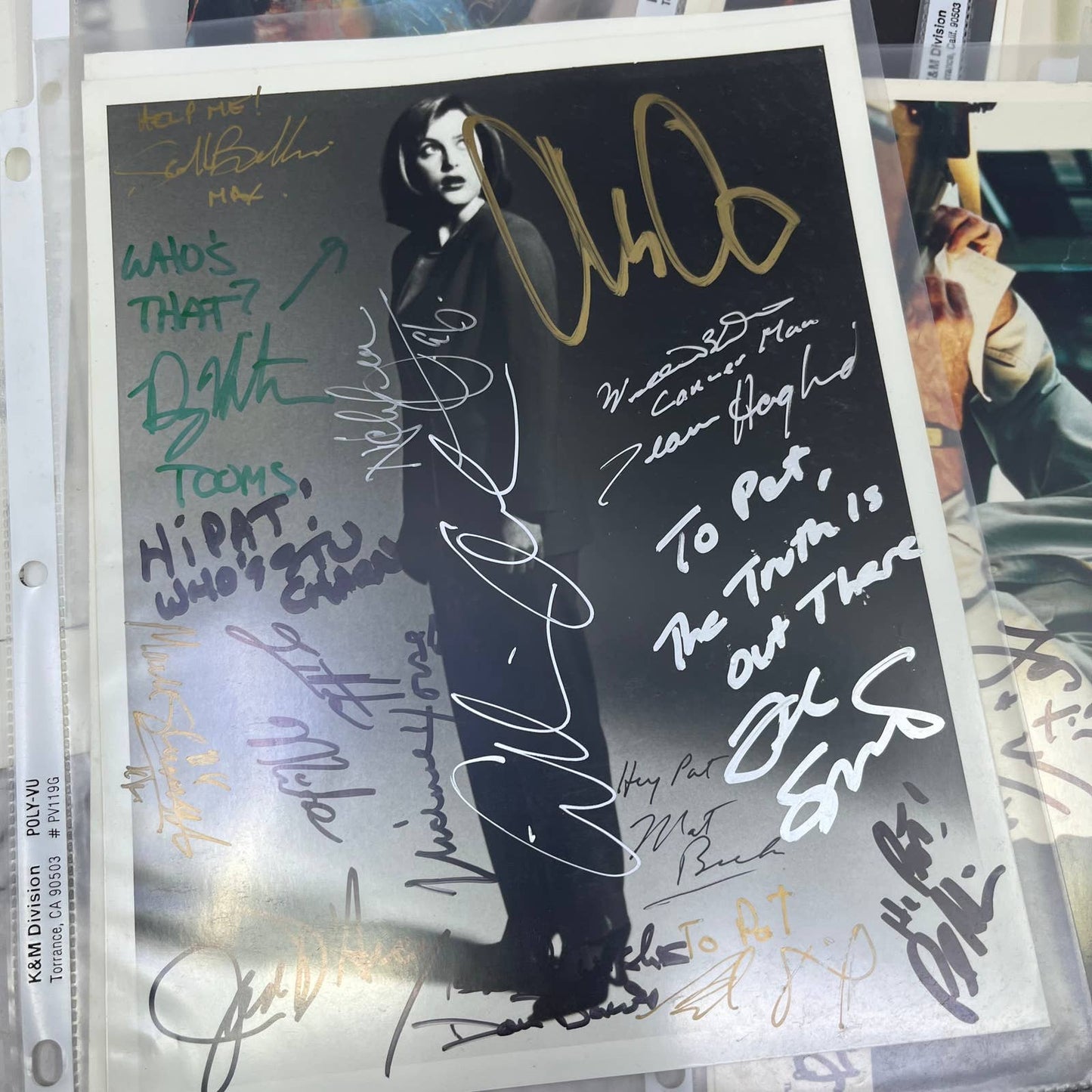 Huge Fan Collection of X-Files Photos and Autographs FL5