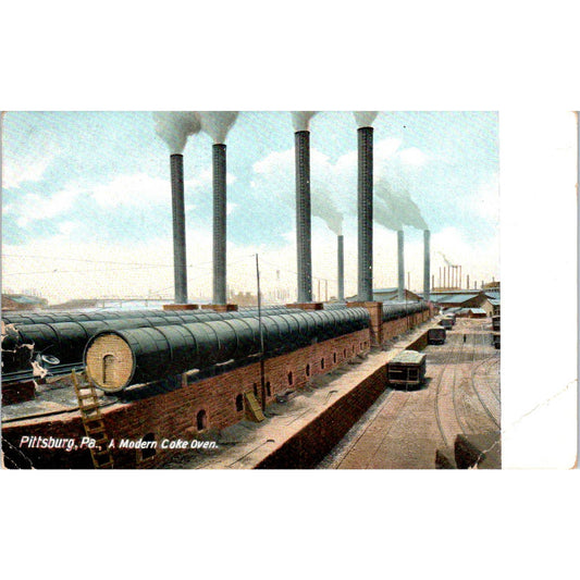 Antique Postcard Modern Coke Oven Pittsburgh PA TD9-P1