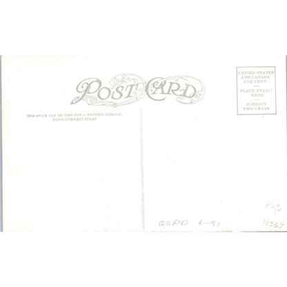 The Wasatch Range From Salt Lake Utah Original Postcard P2-4