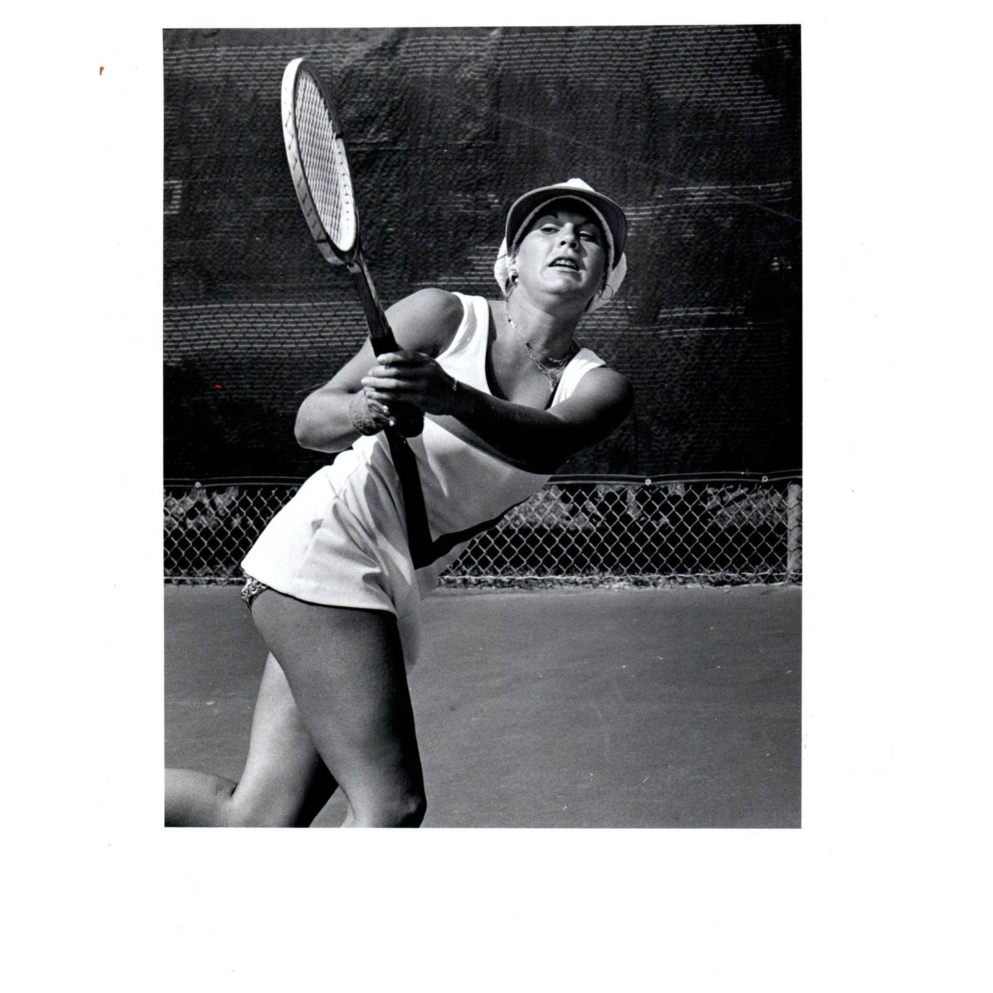 1978 Original Press Photo Women's Tennis Fran Watson Coral Park HS 8x10" AD2