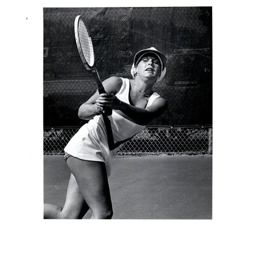 1978 Original Press Photo Women's Tennis Fran Watson Coral Park HS 8x10" AD2
