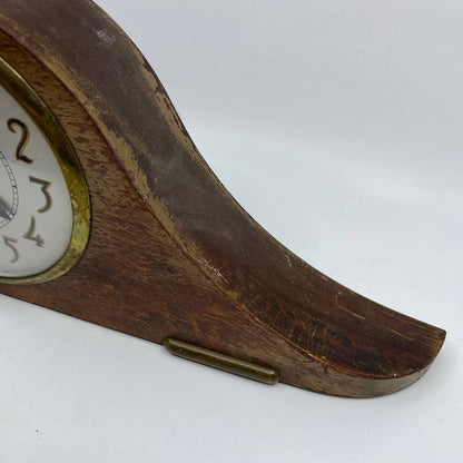 1930s Sessions Mahogany Wood Mantle Clock Model 2W Electric As-Is TH4