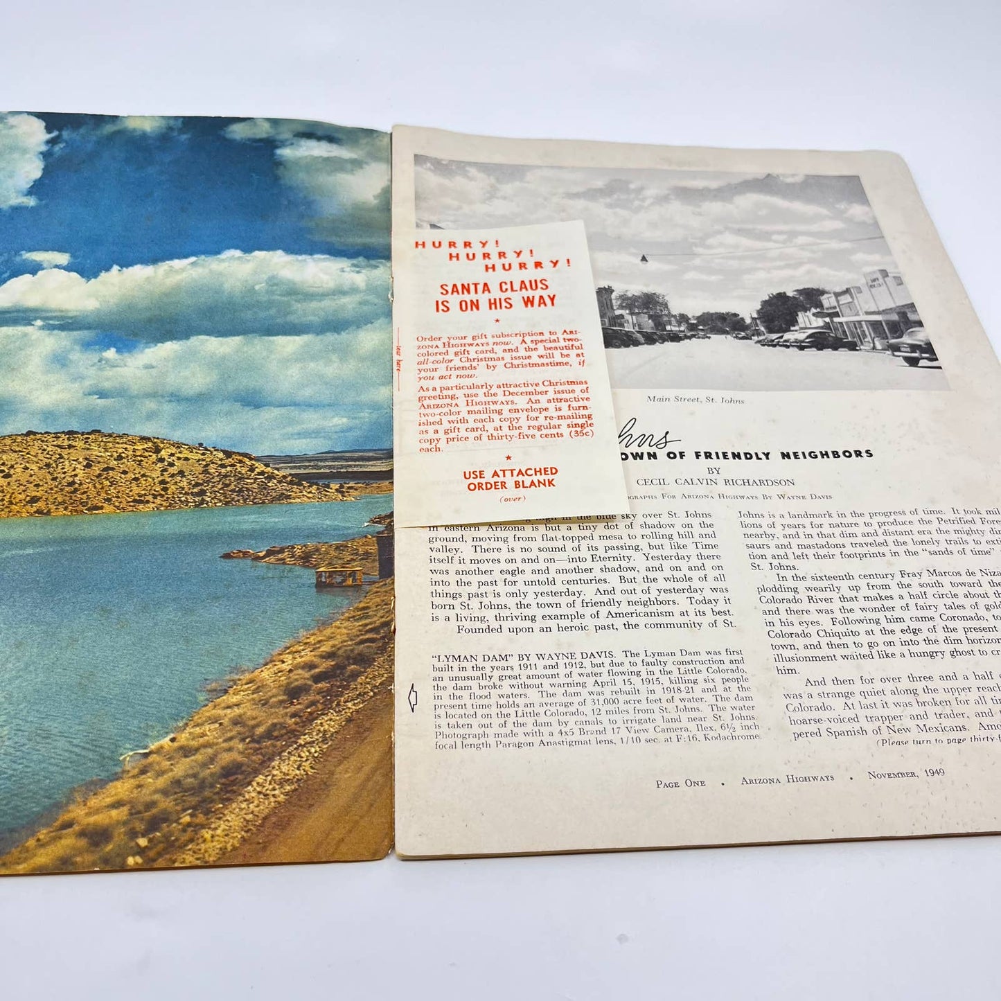 1949 November ARIZONA HIGHWAYS Magazine Western Prints TE3