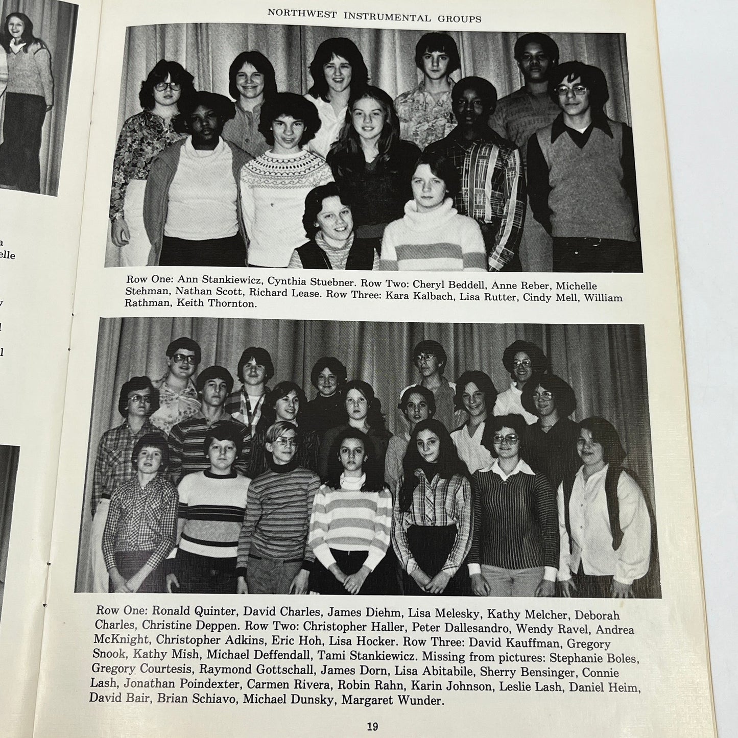 1979-1980 Northwest Junior High School Yearbook Reading PA L4-6-2