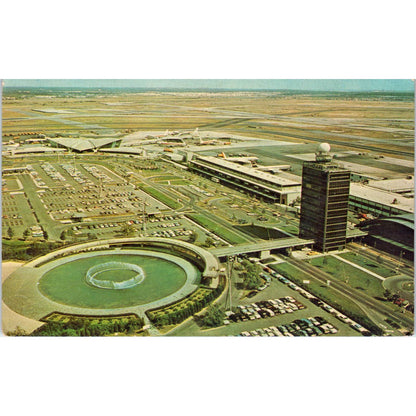 JFK International Airport 1960s - Original Postcard TJ9-P1